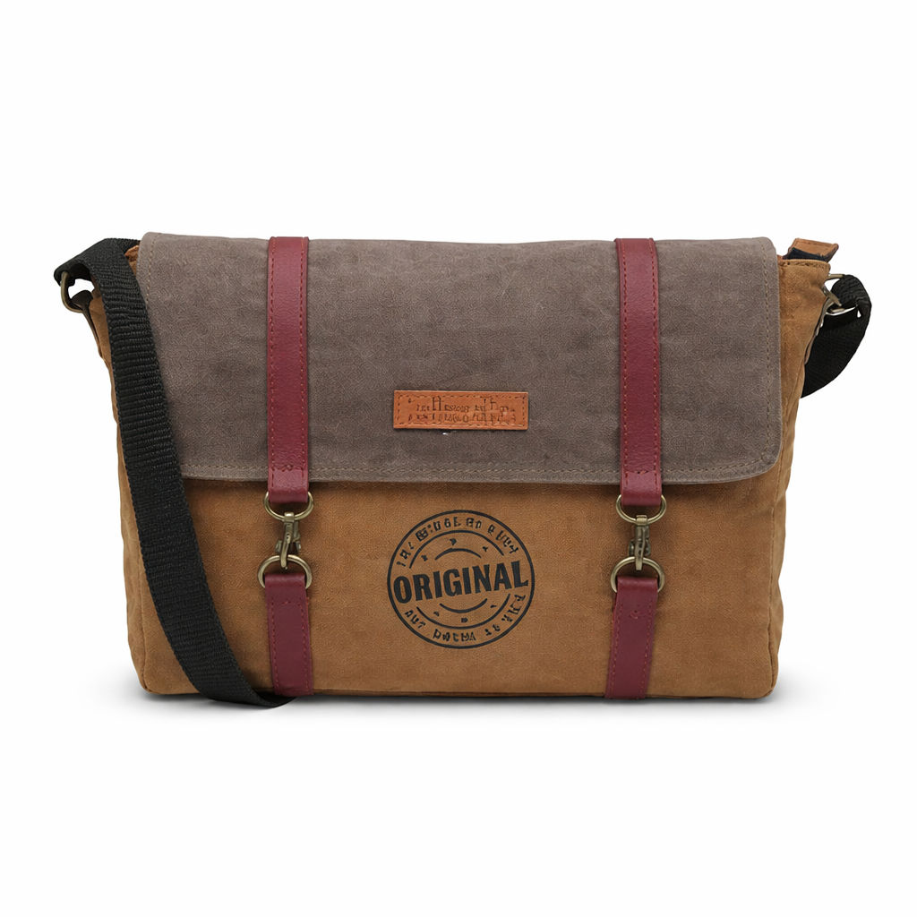 Brown Unisex Laptop Messenger Bag for Everyday Use 177